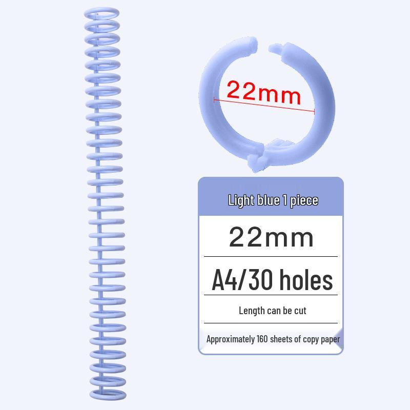 30-Loch A4 Kunststoff-Binderinge für Loseblatt
