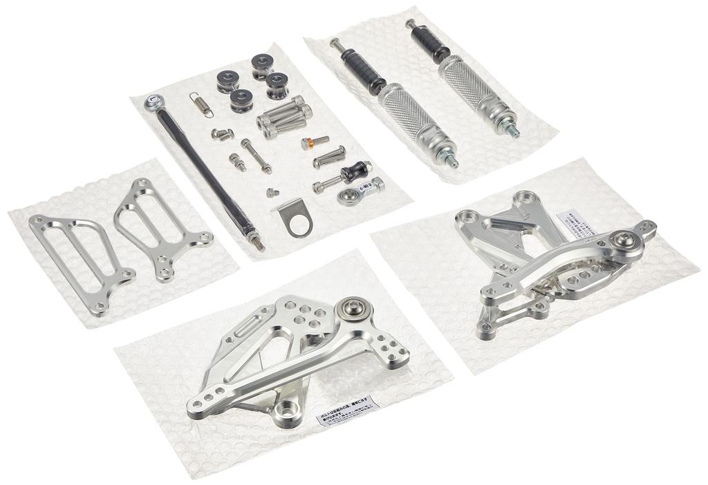 BABY FACE Rearset for SV650 ABS Kit, Silver, 16- 002-S019SV