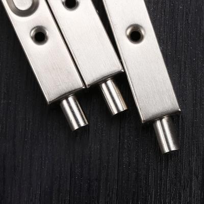 Silver 304 Stainless Steel Open-mounted Latch, Latch Latch Wood Doors and Windows Latch Latch Latch Anti-theft New Door Pin