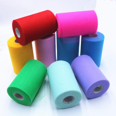 Rolă de tul 15 cm 25/100 de metri Bobină de țesătură din organza Tutu pentru petrecere Pachet pentru cadou de aniversare Decorare de nuntă Favoruri de Crăciun Accesorii pentru evenimente