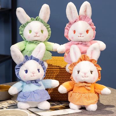 30cm Lolita Rabbit Plush Toys Baby Sleep Comfort Dolls Stuffed Soft Animal Toys Lovely Skirt Rabbit for Children Girl
