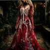 Hot Sale Craft V-Neck Sweet Ladies Halloween Dress Ladies Dress