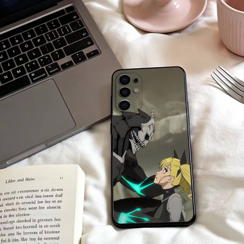 Hot Anime K-Kaiju No Phone Case For Samsung S25,24,23,22,30,21,10,9,Ultra,Plus,Lite,FE,4,5 G Soft Black Case