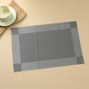 European pvc double frame diagonal frame placemat waterproof and non-slip placemat table mat thermal insulation mat plate mat coaster