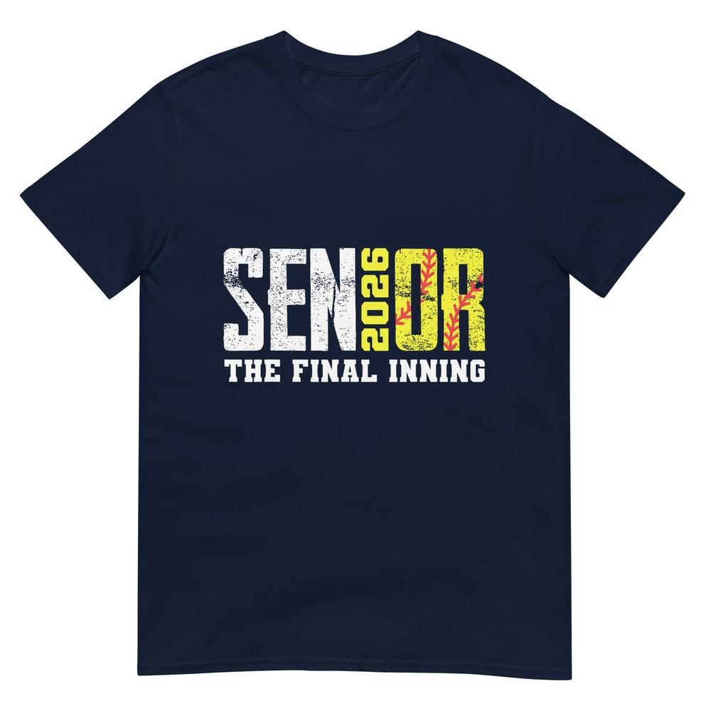 Retro Softball Senior 2026 The Final Inning Senior Tshirt S
