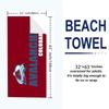 Colorado Avalanche Logo Print Beach Towel, Large Soft Quick Dry Towel for Beach Camping Swimming