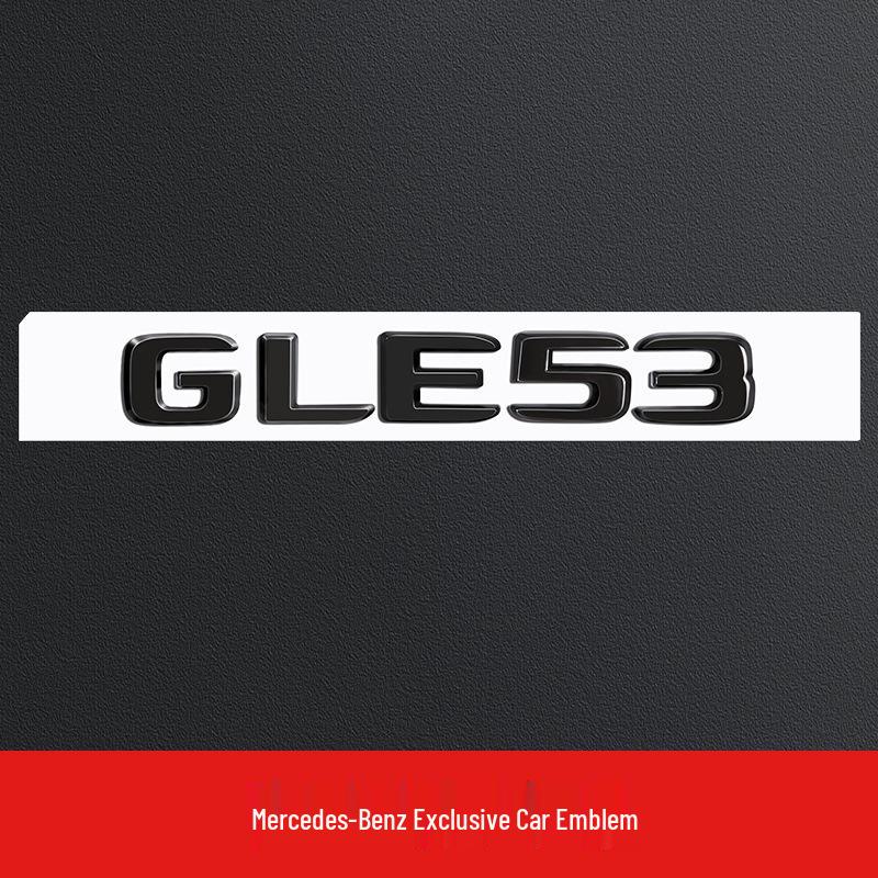 Mercedes GLE53/GLE63S V8 Biturbo 4MATIC Black Warrior Tail Emblem Stickers