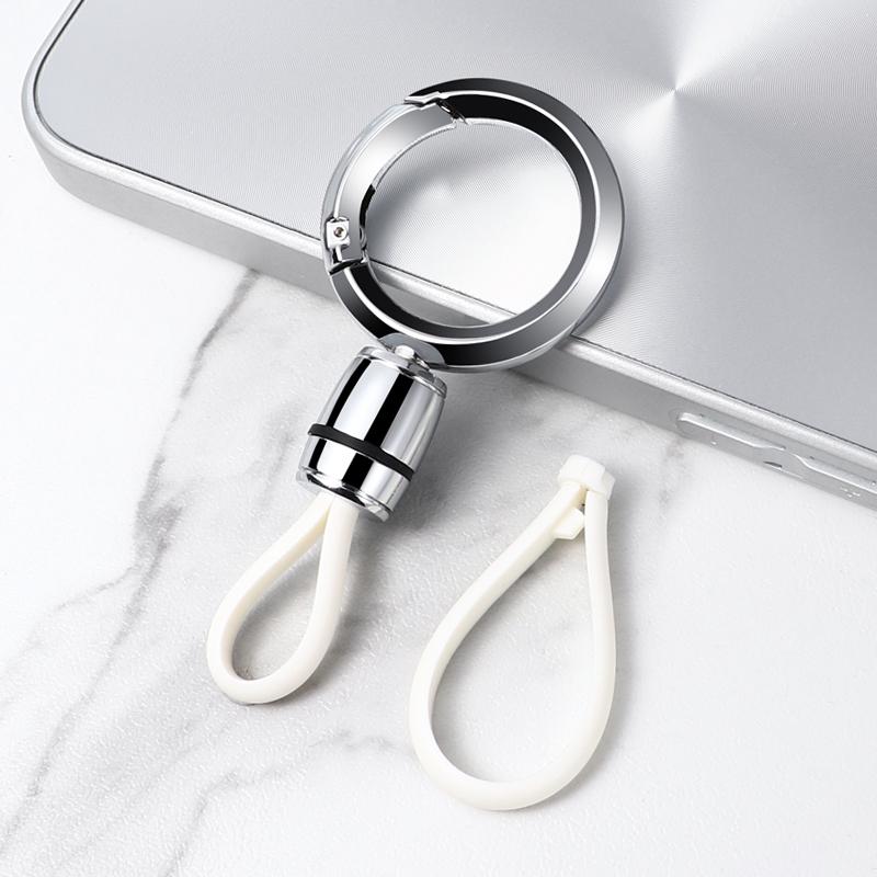 Men's Metal Car Keychain Pendant: Sleek Anti-Lost Waist-Hanging Key Ring