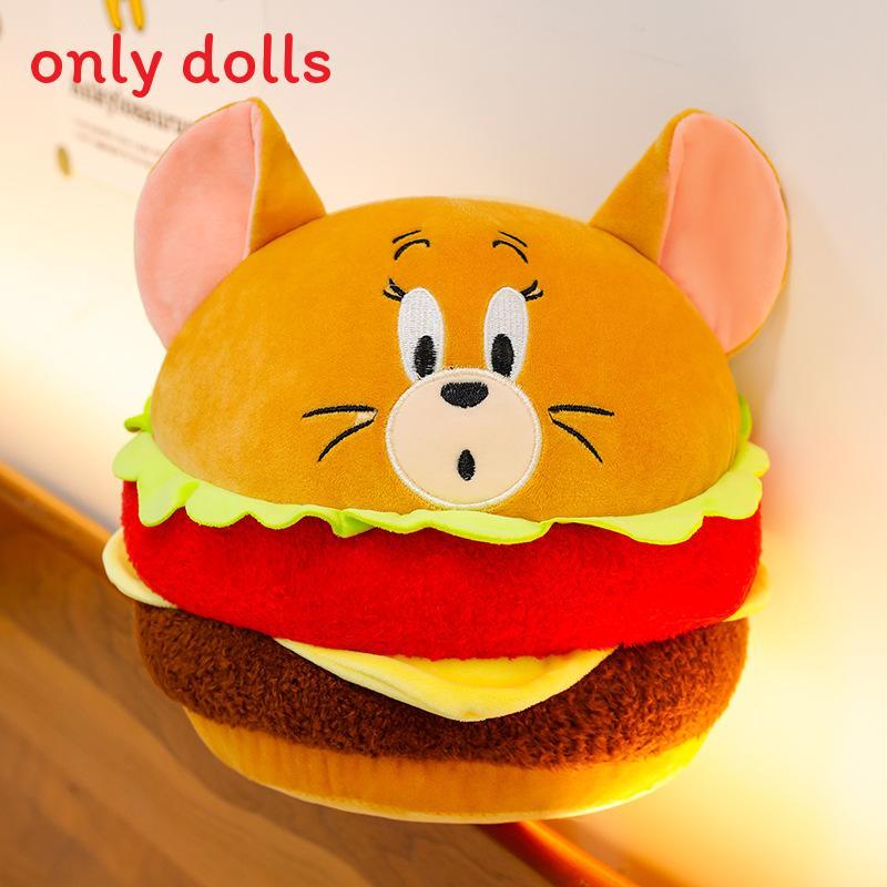 Tom And Jerry Plush Dolls With Burger Style Design For Kids And Adults