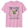 The Lucky Social Club St Patricks Day Holidays Unisexs Unisexs Graphic Tee
