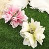 Bright Yellow Floral Hair Hairpin Light Polymer Barrettes for Women Beach Vacation Type Spring Accessories