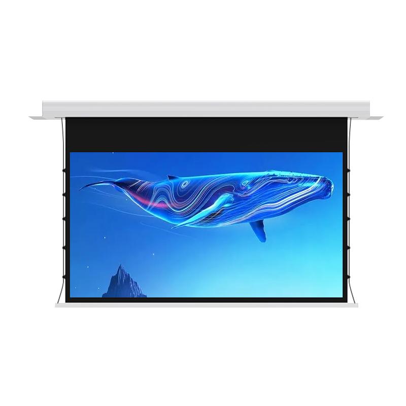 JINGMI Electric Voice-Controlled In-Ceiling Projector Screen