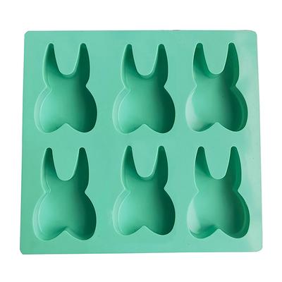 Willekeurige 6-gaats Tand Siliconen Vorm Chocolade Fondant Cake Vorm 3D Tandvormige Vorm Cake Bakvorm Koekje Snoep IJsblokjesvorm