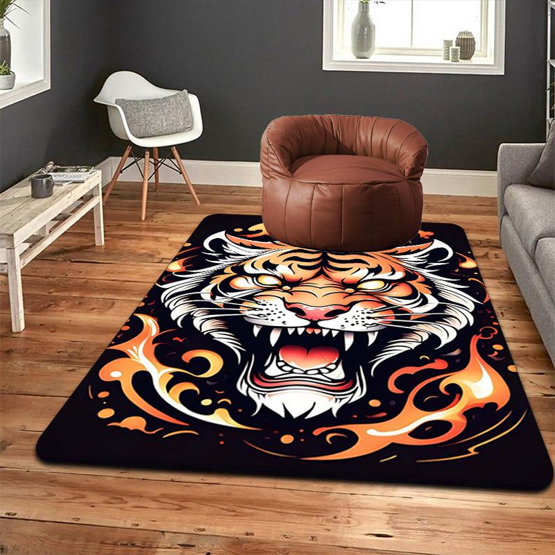 Tiger Rug Floor Mat for Living Room or Bedroom Soft and Comfortable Carpet a Gift for Birthday and Holiday.MFF0918290
