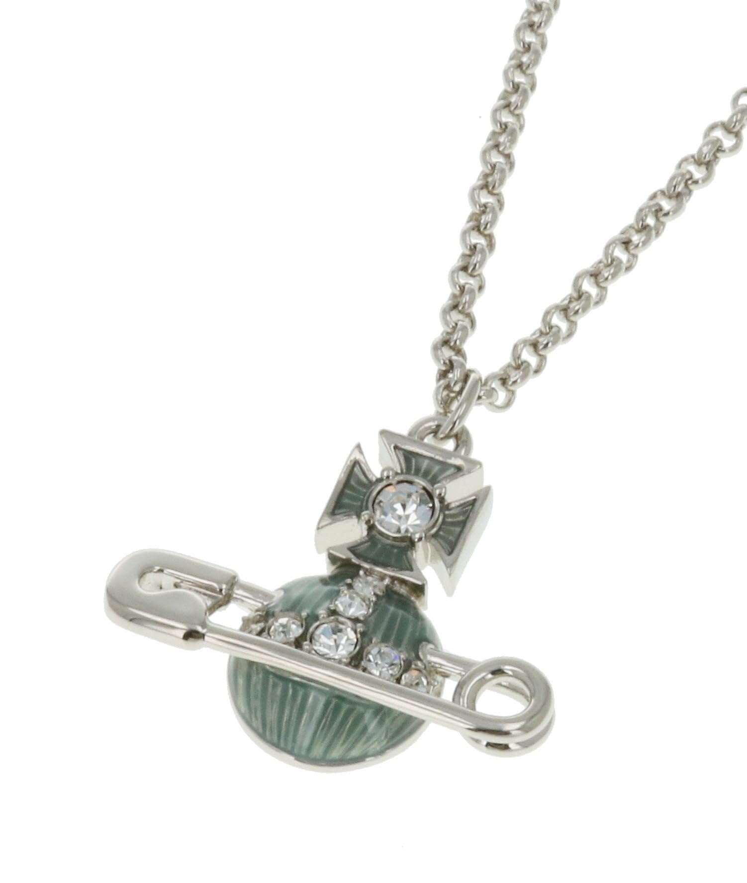 

Ожерелье KITTY из латуни [Vivienne Westwood] Женское 630203BU/02P574 [Товар] серебряный