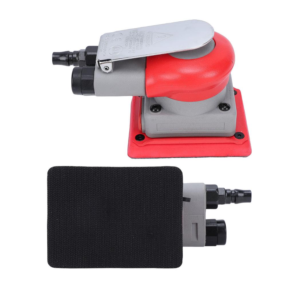 Pneumatic Random Orbital Sander Small Light Weight 5mm Diameter Orbit 10000rpm Polisher Machine for Stone Rectangle 75