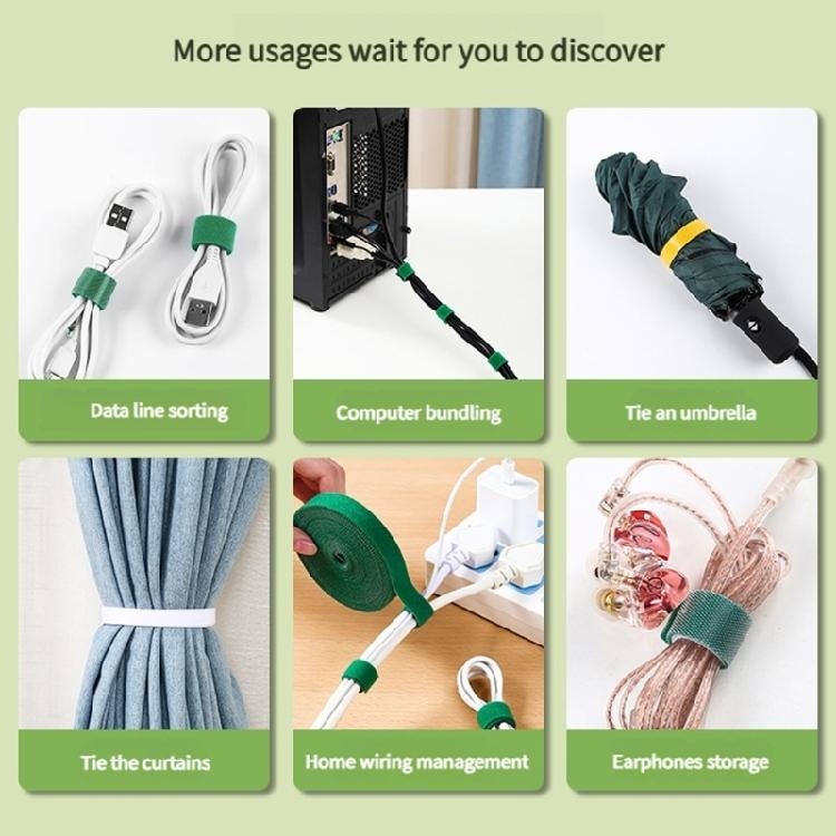 Auto Gripping Plant Ties 2cm Wide Soft Garden Straps Suitable For Vine Support And Cable Management 2cm Gardening Band