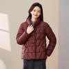 Women's Short Collar Cotton Jacket 2025 New Style Fashion Cotton Coat with Chinese Traditional Design Thick Outerwear
