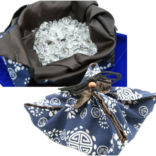 YNAK Crystal Tuner Tuning Fork Set of 3 Octave Tuning Forks (4096Hz, 2048Hz, 1024Hz), Made with Natural Himalayan Quartz Crystals, 100g of Gravel, Rub