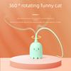 Electric Smart Silicone Tail Pet Toy for Cats with Automatic Rotating Ball