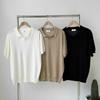 New Arrivals Open Run Women Open Collar Short Sleeve Oversized Summer