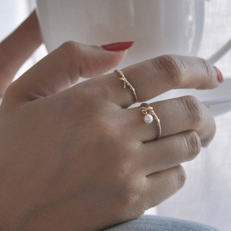 NJ JEWELRY Branch Bud Ring (14k/18k)