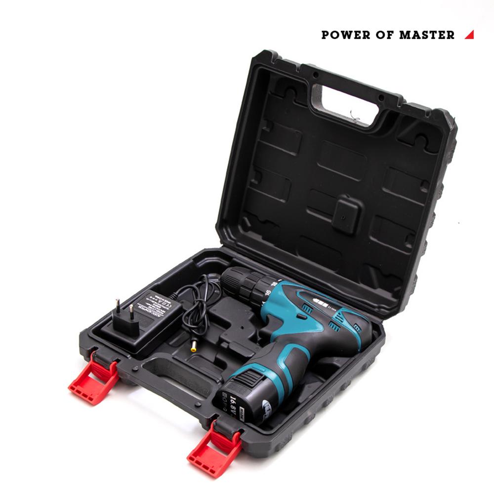 Șurubelniță electrică fără fir de 16,8 V, șurubelniță reîncărcabilă, mașină de găurit cu impact fără fir, mașină de găurit de mână, unealtă electrică pentru îmbunătățirea locuinței