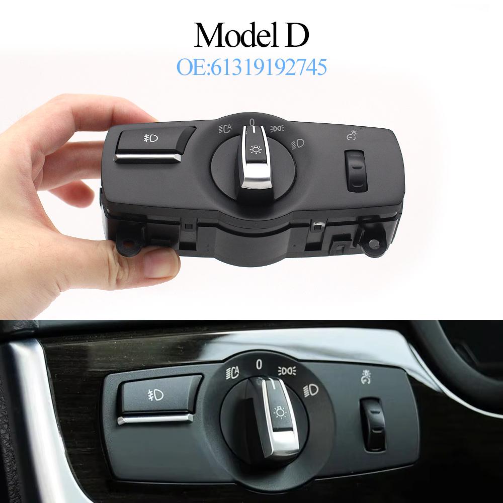 Car Headlight Switch Lamp Rotation Button Assembly For BMW 5 5GT 6 7 X3 X4 Series F10 F07 F06 F01 F25 F26 520 525 530 640 730