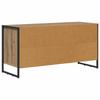 TV Cabinet Rustic Oak Style 100 x 36 x 49.5 cm Engineered Wood