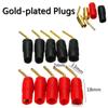 5pairs 2mm Banana Wire Cable Pin Plug Speaker Connector for Wire Cable Hifi