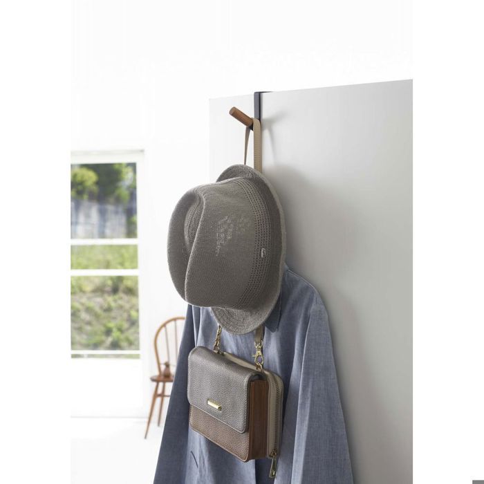 Porte Manteau Spécial Porte Door Noir