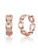 14K Square Line One-Touch Earrings C24EGP206
