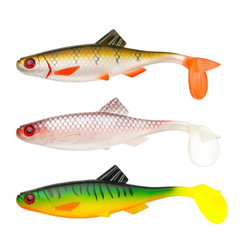 Realistic Swim Baits 20cm 56g Artificial Baits Soft Fishing Lures Paddle Tail Swimbaits Fishing Tackle Accessories
