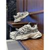 Spring Lace-up New Breathable Sports Casual Shoes Mesh Running Wear-resistant Dad Shoes Dl