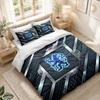 Bedding Set 1 Duvet Cover 2 Pillowcases Chelsea FC Print Bedroom Home Decoration