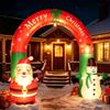 Luminous Inflatable Christmas Toys: Glowing Tree, Snowman, Santa Ornament Arch