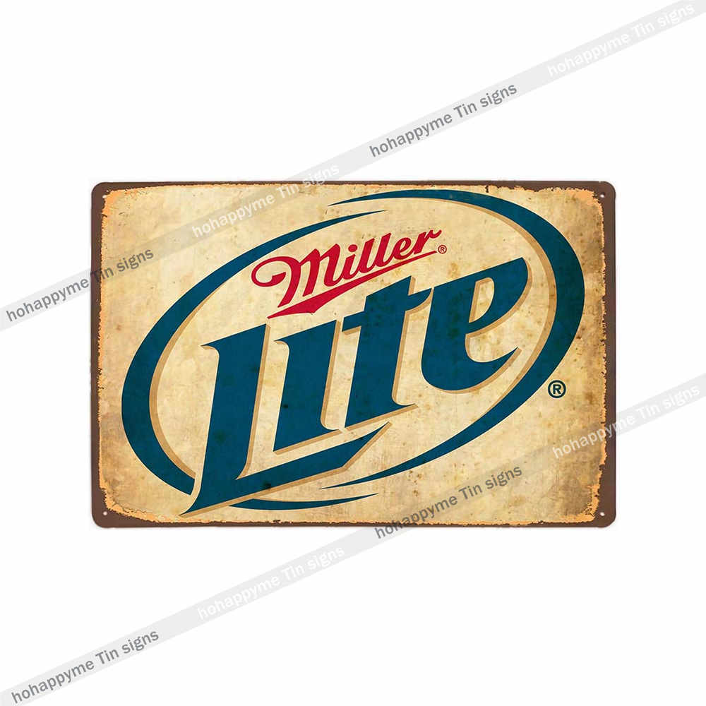 Beer Metal Poster Signs Alcohol Vintage Decoration Plates For Wall Bar Pub Club  Kitchen Bedroom Retro Plaque Home Decor 20x30cm