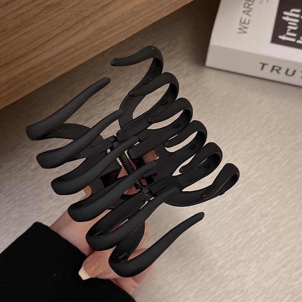 Extra Large All-Match Pumpkin Hair Clip for Women - Widened Shark Hairpin