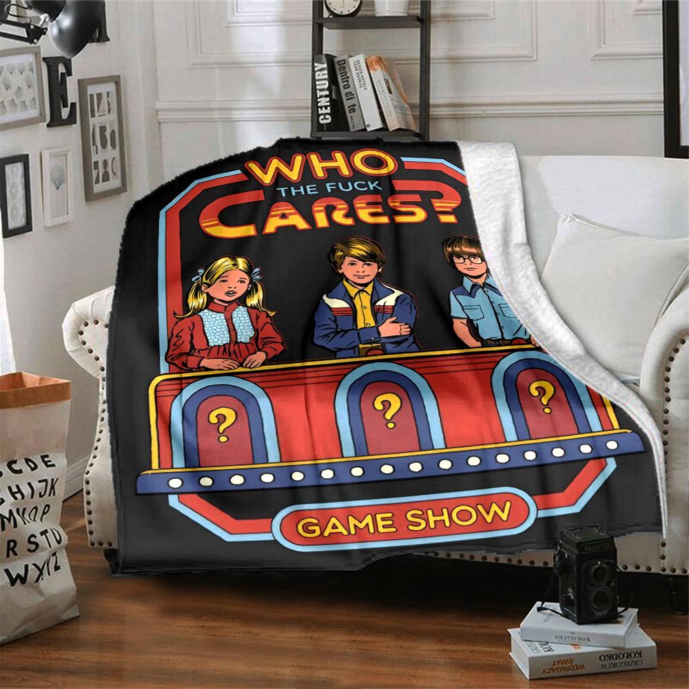 Steven Rhodes Theme Printed Blanket - Perfect for Couch, Bed, Travel & Outdoor Use | Machine Washable, Cozy & Durable.