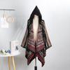 Large Shawl Cape For Men And Women With Hats In All Seasons, Thickened Scarf For Travel To Keep Warm, Literary Wear Cape