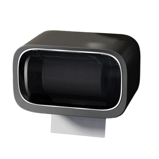 Tissue Box with Sealed Flip Cover Moisture-Proof Waterproof Plastic for Bathroom Toilet Roll Holder Large Small Rolls Stable Storage Shelf with