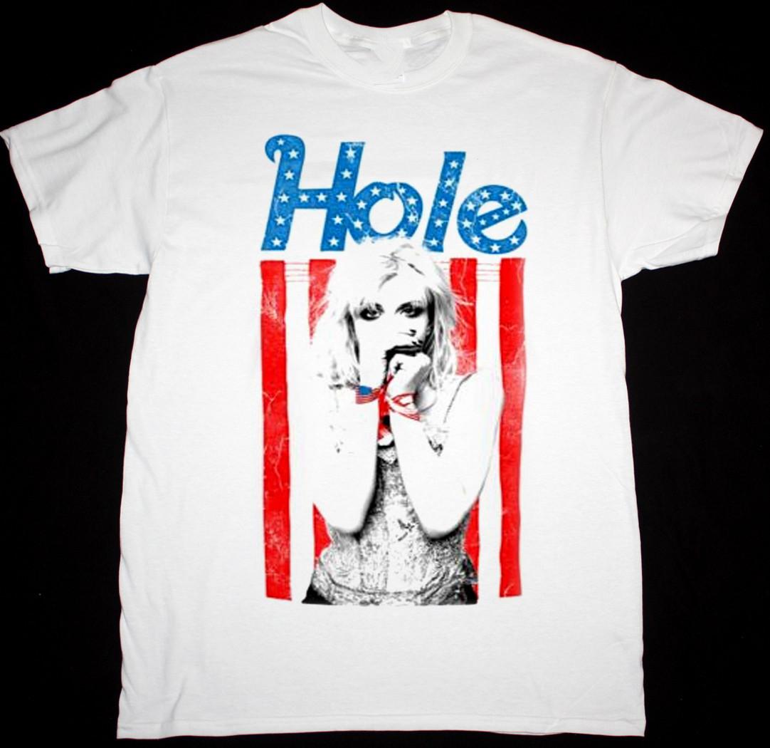 Hole Courtney Love Flag Gift For Fan White All Size Shirt HE812 XL