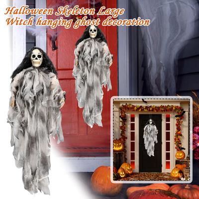 Halloween Skelett, Große Hexe Hängende Geist Dekoration, Spukhaus, Zimmer, Bar, Horror Requisiten, Skelett Hängender Geist Anhänger