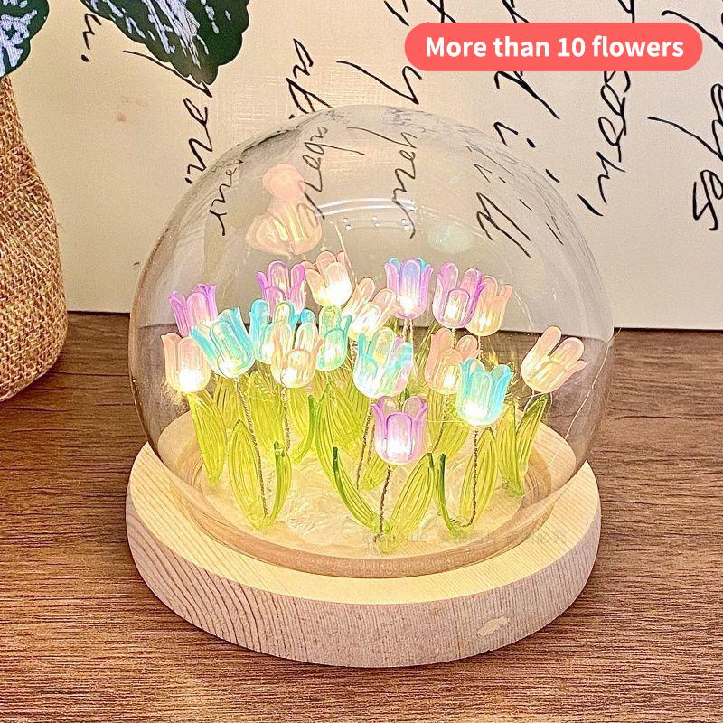 

1PC Transparent Girl Heart Creative DIY Nightlight Luminous Toy Gift Decoration