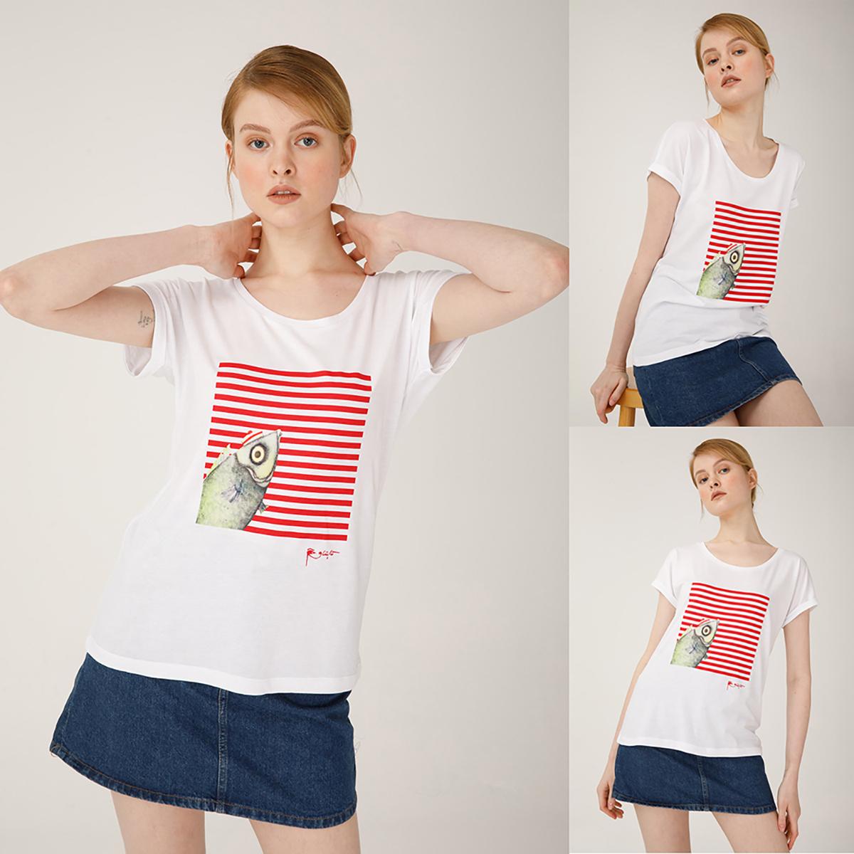 

Biggdesign Pistachio Crew Neck T-Shirt S белый