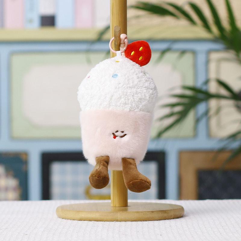 Plush Cake Pendant Cute Soft Toy For Kids And Women Gift