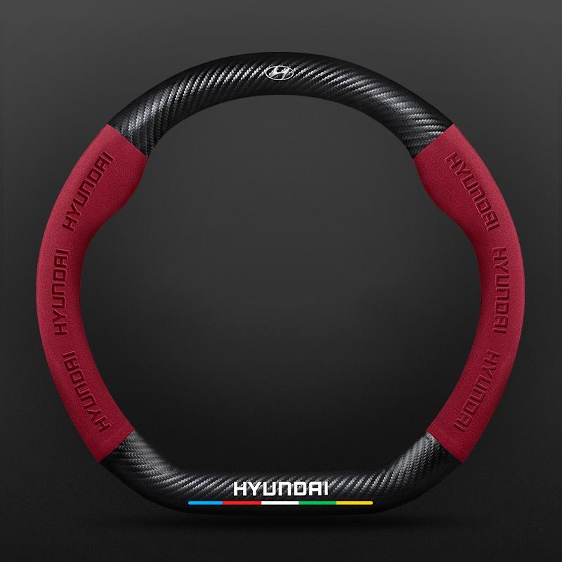 Coprivolante in Fibra di Carbonio Stampa 3D per Hyundai Tucson Accent Elantra Santa fe Sonata I10 I20 I30 Ix35 Accessorio Auto