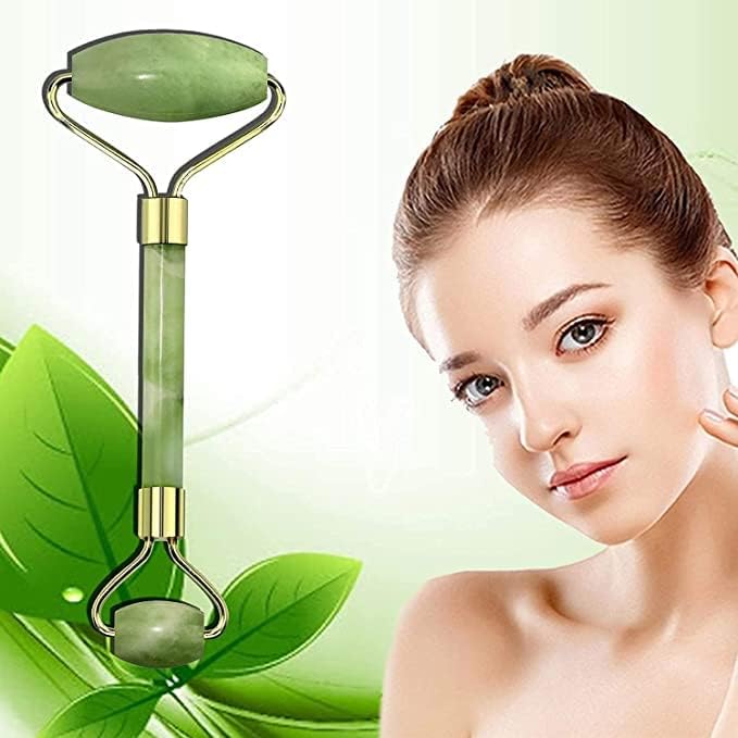 1PC Smooth Natural Jade Roller Massage Tool Facial Massager Beauty Tool for Face