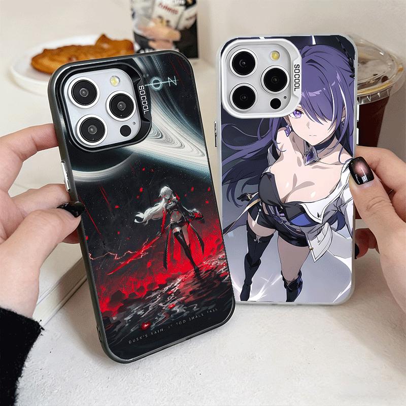 Honkai Star Rail Acheron Soft Phone Case for iPhone 15 16 17 Pro Max 17Air 16E 14 Plus 13 12 Mini Shockproof Cover Back Shell