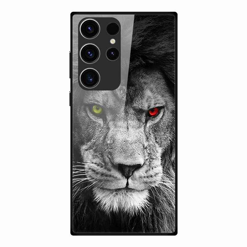 Phone Case For Samsung S23 Ultra Back Cover Case Tempered Glass Soft Funda For Samsung Galaxy S23 Plus Case S 23 + Ultra Coque